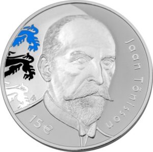 Euromeenemünt Jaan Tõnisson 150 (Eesti Pank)